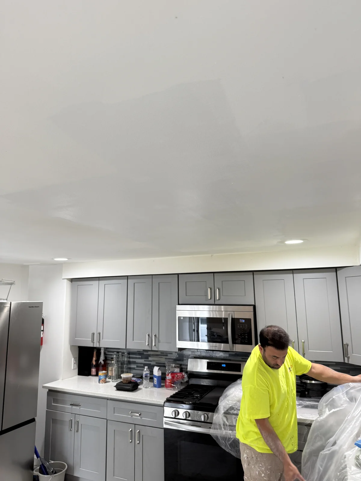 Slate Gray Painted Cabinets in Haddonfield NJ