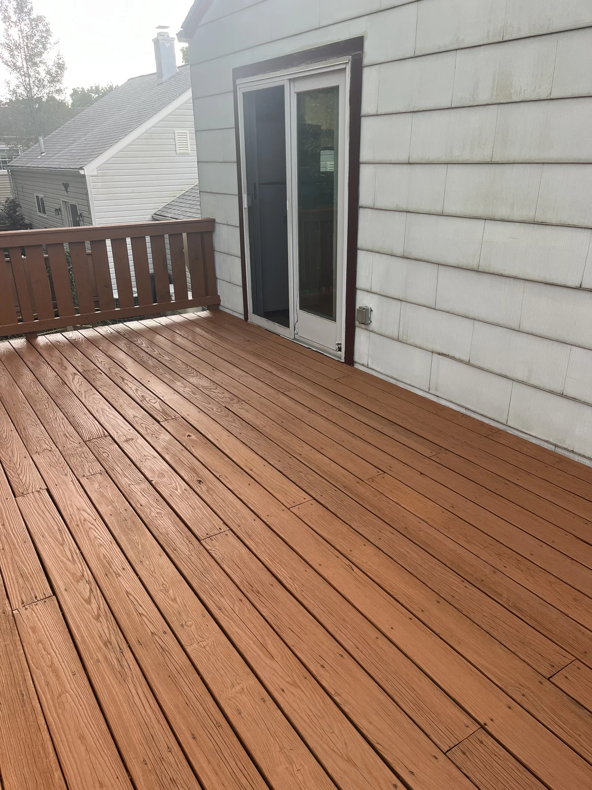 Waterproof Cedar Stained Deck in Voorhees NJ